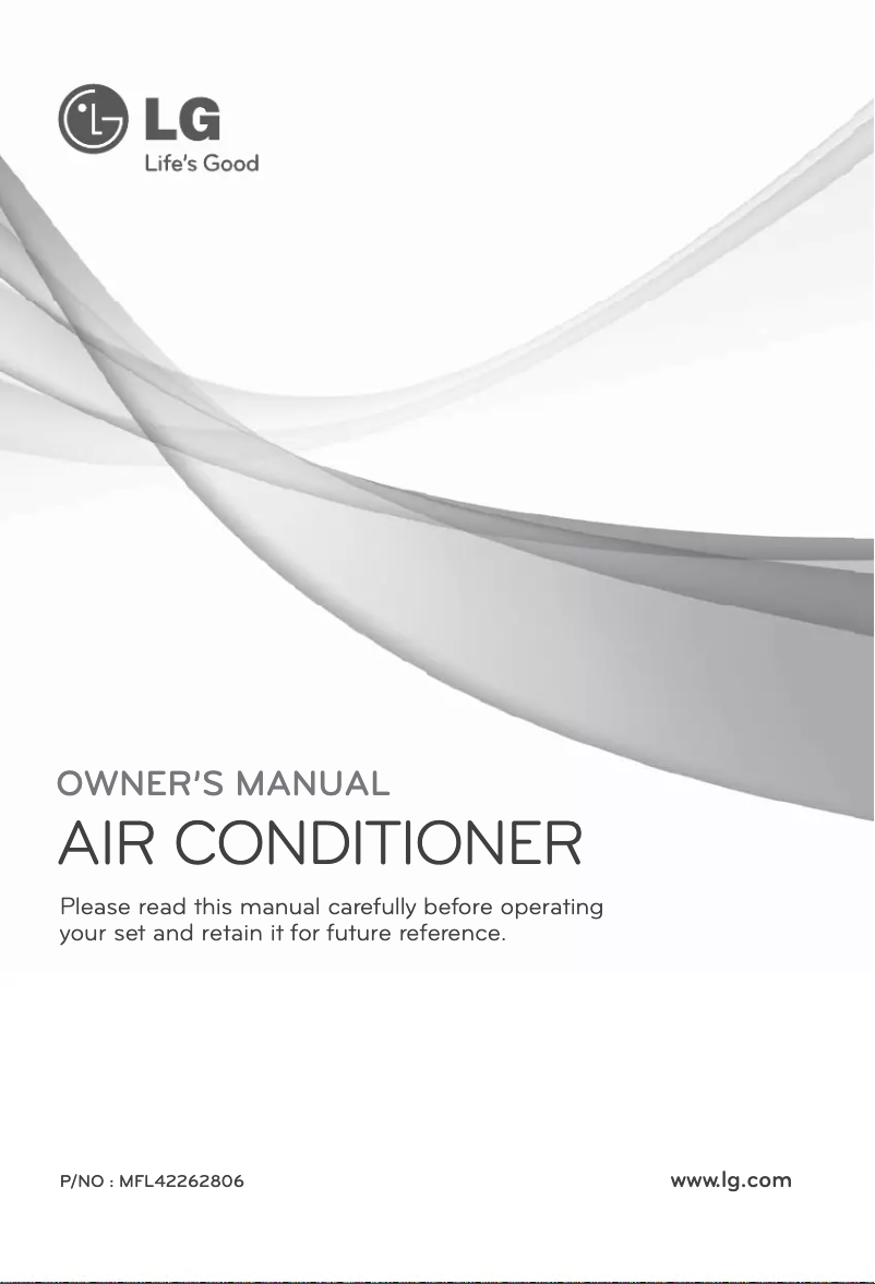 Page 1 of the manual User Manual LG A12AW2