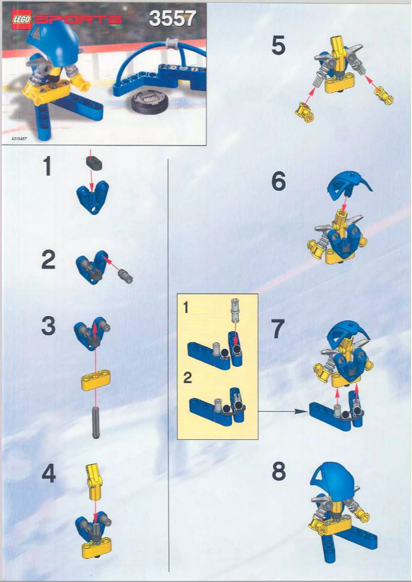 Page 1 de la notice Manuel utilisateur Lego Sports 3557