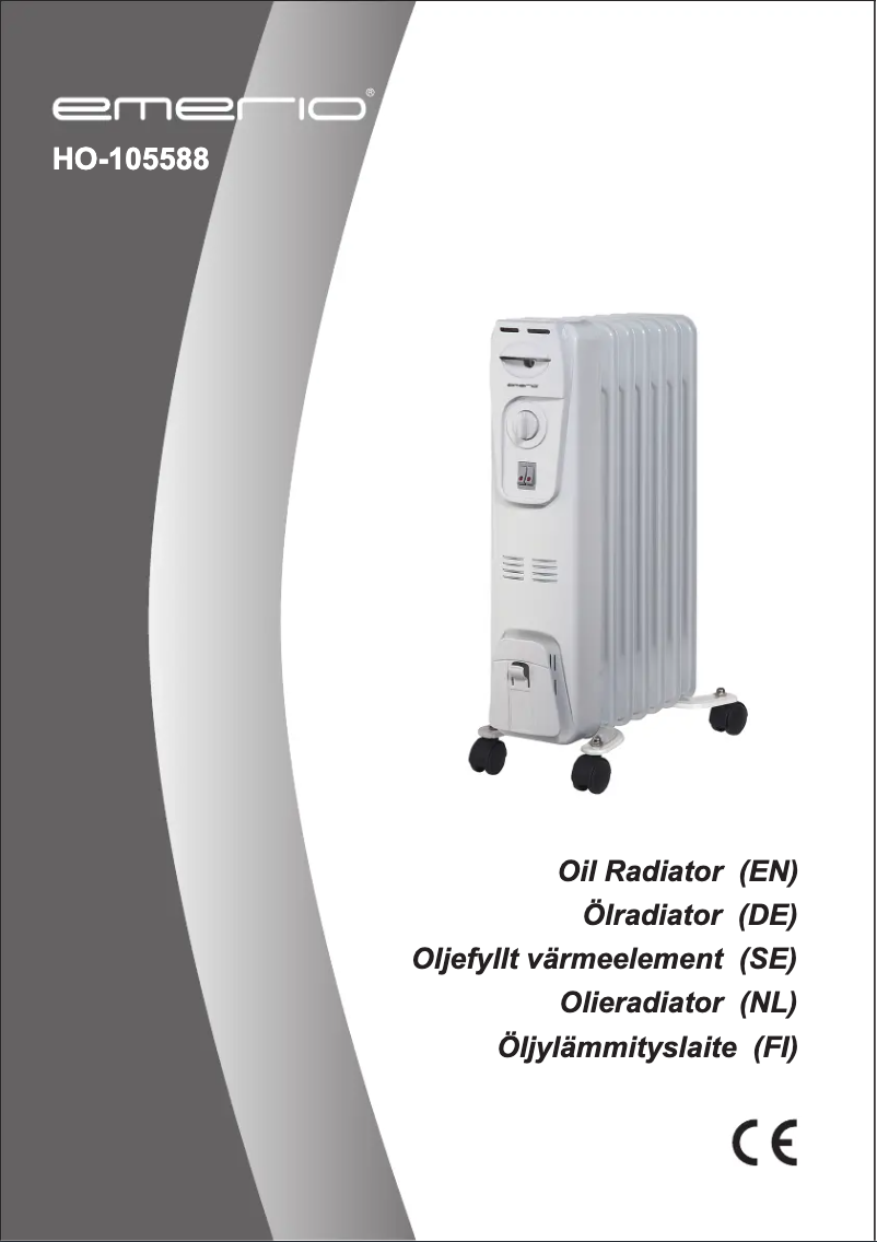 Page 1 de la notice Manuel utilisateur Emerio HO-105588