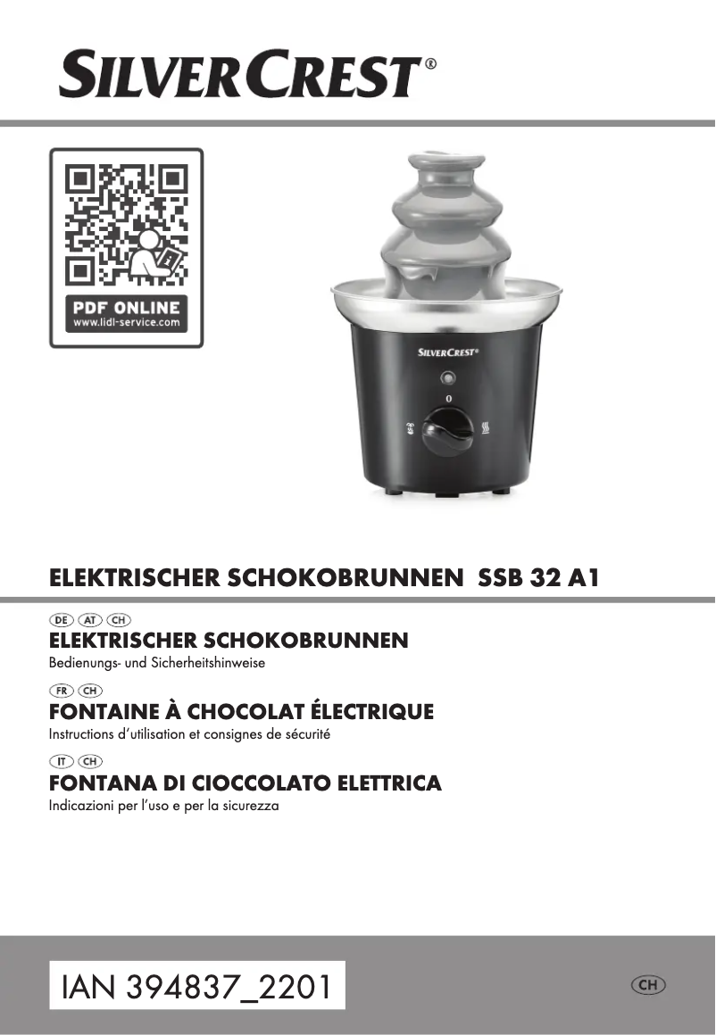 Página 1 del manual Manual de usuario SilverCrest SSB 32 A1