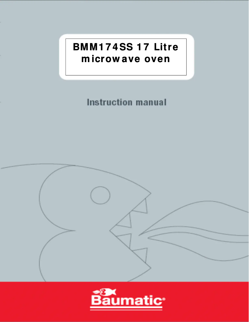 Page 1 de la notice Manuel utilisateur Baumatic BMM174SS