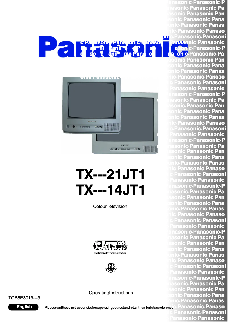 Page 1 de la notice Manuel utilisateur Panasonic TX-21JT1
