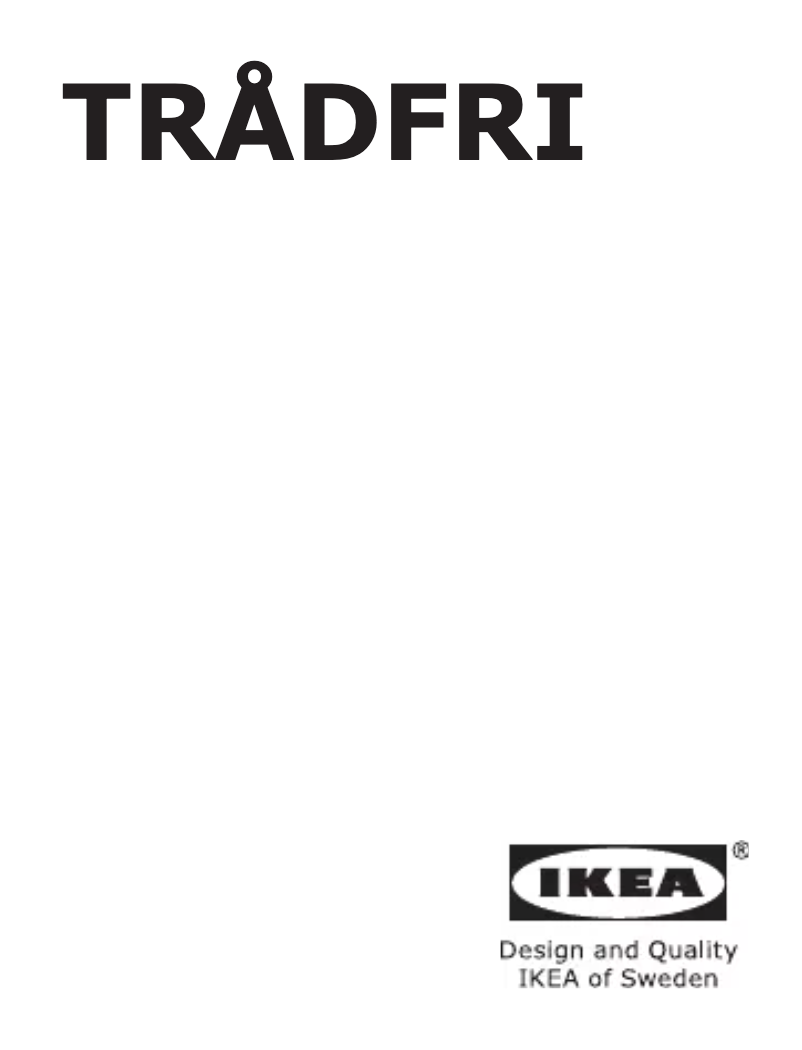 Page 1 de la notice Mode d'emploi Ikea Trådfri
