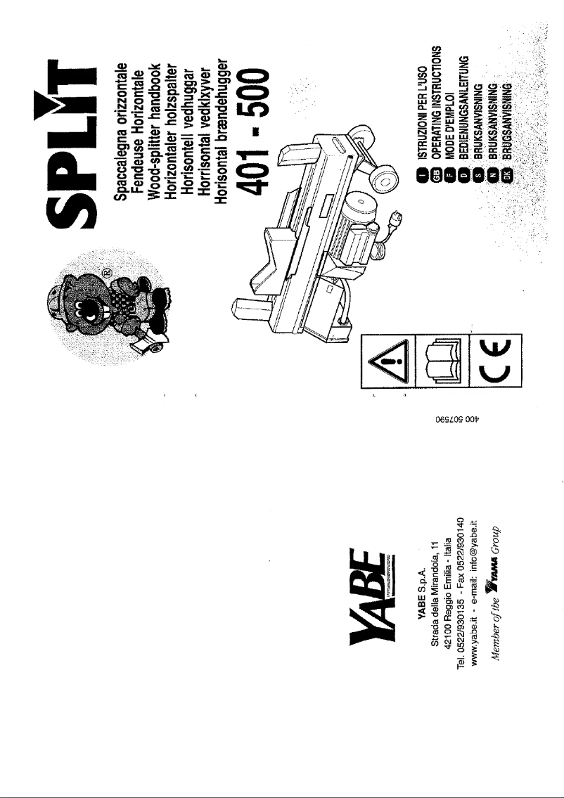 Página 1 del manual Manual de usuario Split 401