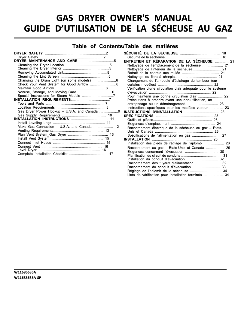 Página 1 del manual Manual de usuario Whirlpool WGD500RLW
