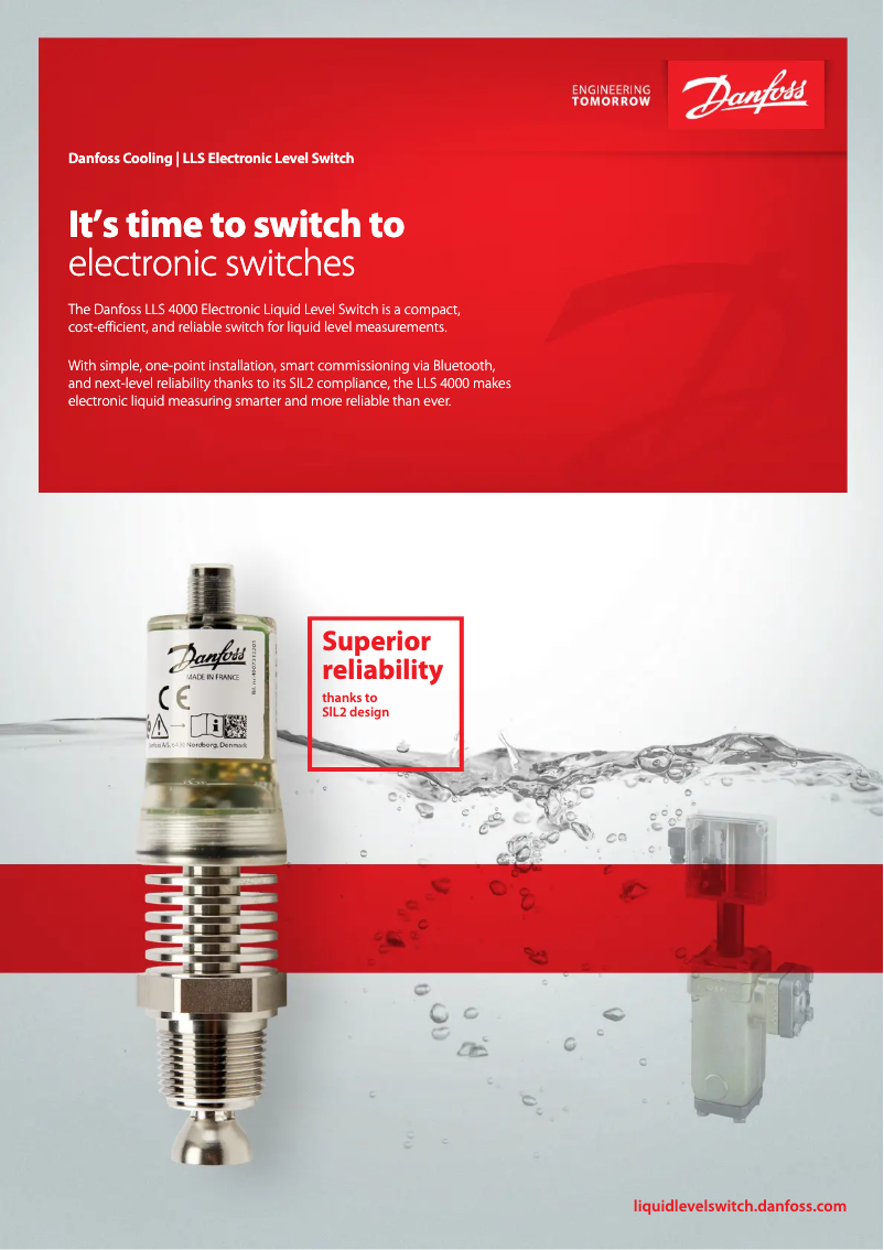 Page 1 de la notice Brochure Danfoss LLS 4000