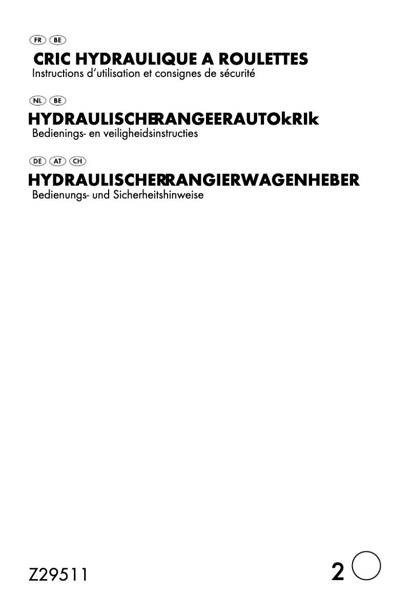 Page 1 de la notice Manuel utilisateur Ultimate Speed Z29511