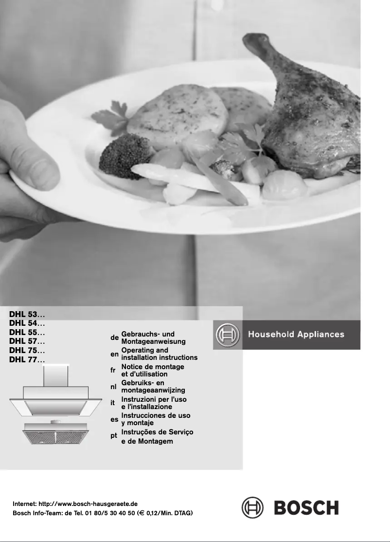 Page 1 de la notice Manuel utilisateur Bosch DHL575B