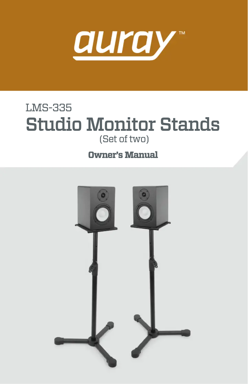 Page 1 de la notice Manuel utilisateur Auray LMS-335