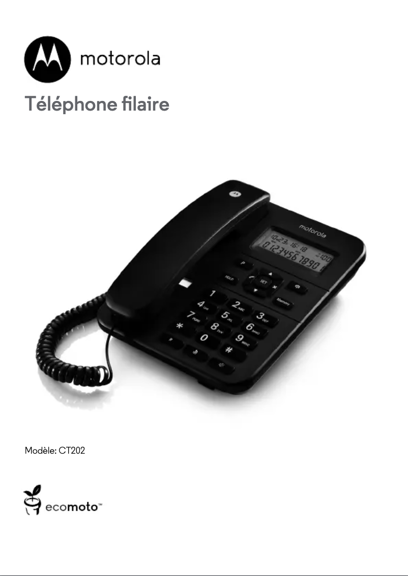 Imagen de la primera página del manual del dispositivo CT202