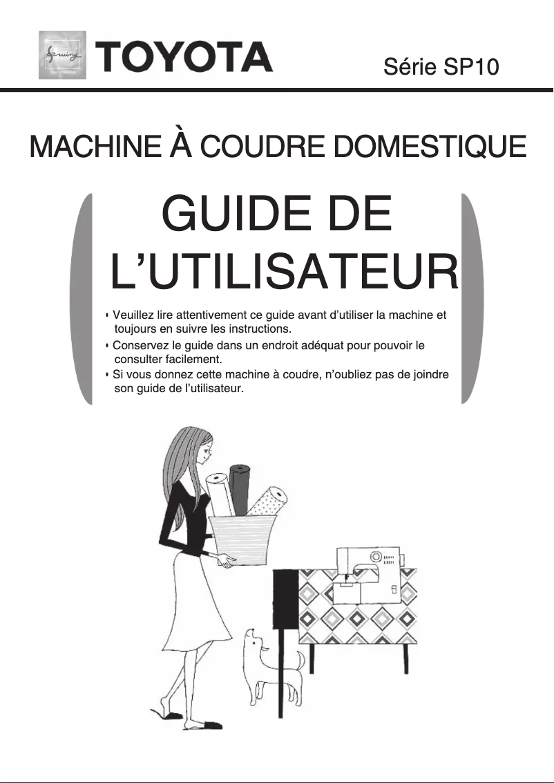 Página 1 del manual Manual de usuario Toyota SP10