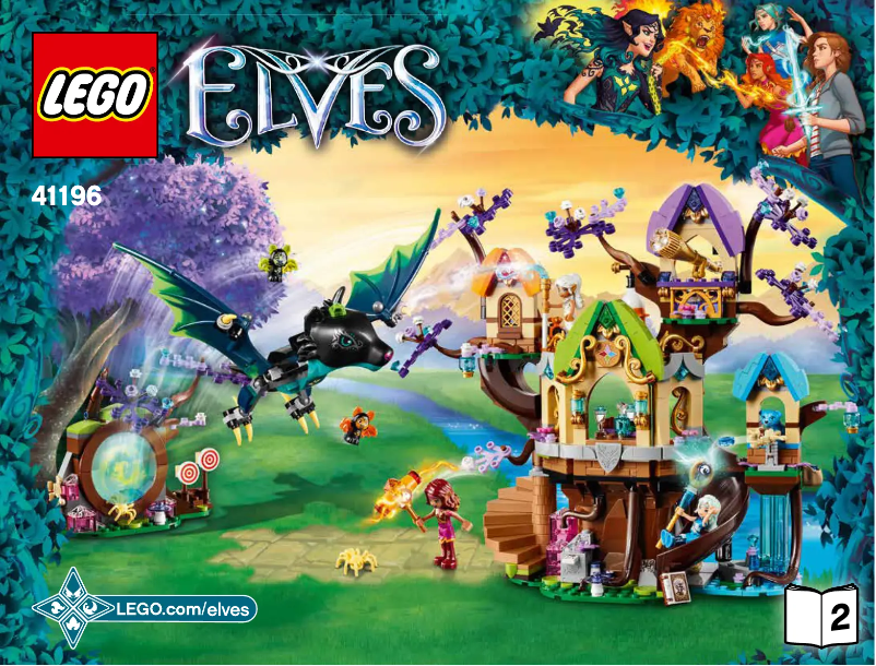 Page 1 de la notice Manuel utilisateur Lego Elves 41196
