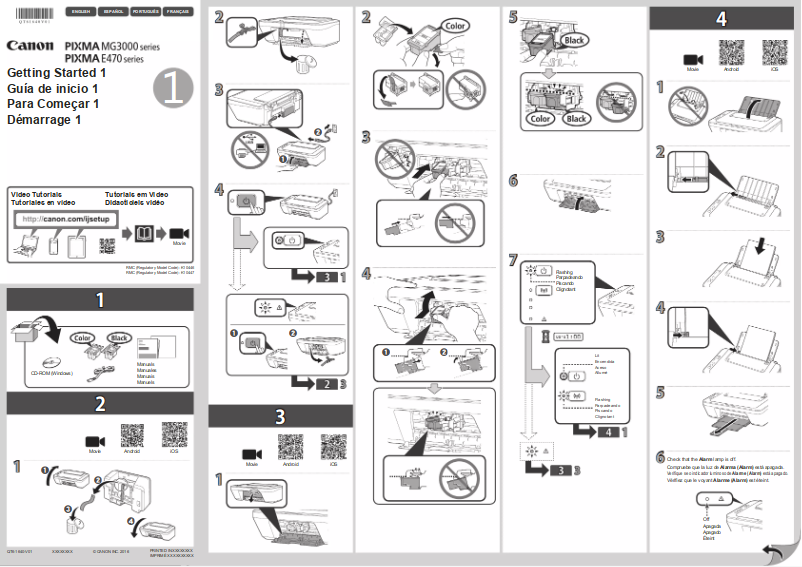 Page 1 de la notice Manuel utilisateur Canon Pixma MG3050