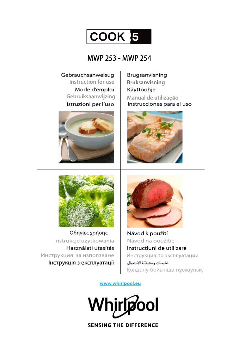 Página 1 del manual Manual de usuario Whirlpool MWP 253 SB