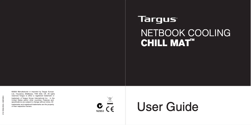 Página 1 del manual Manual de usuario Targus AWE39EU