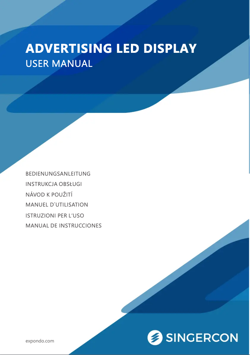 Página 1 del manual Manual de usuario Singercon SIN-ALD-1500