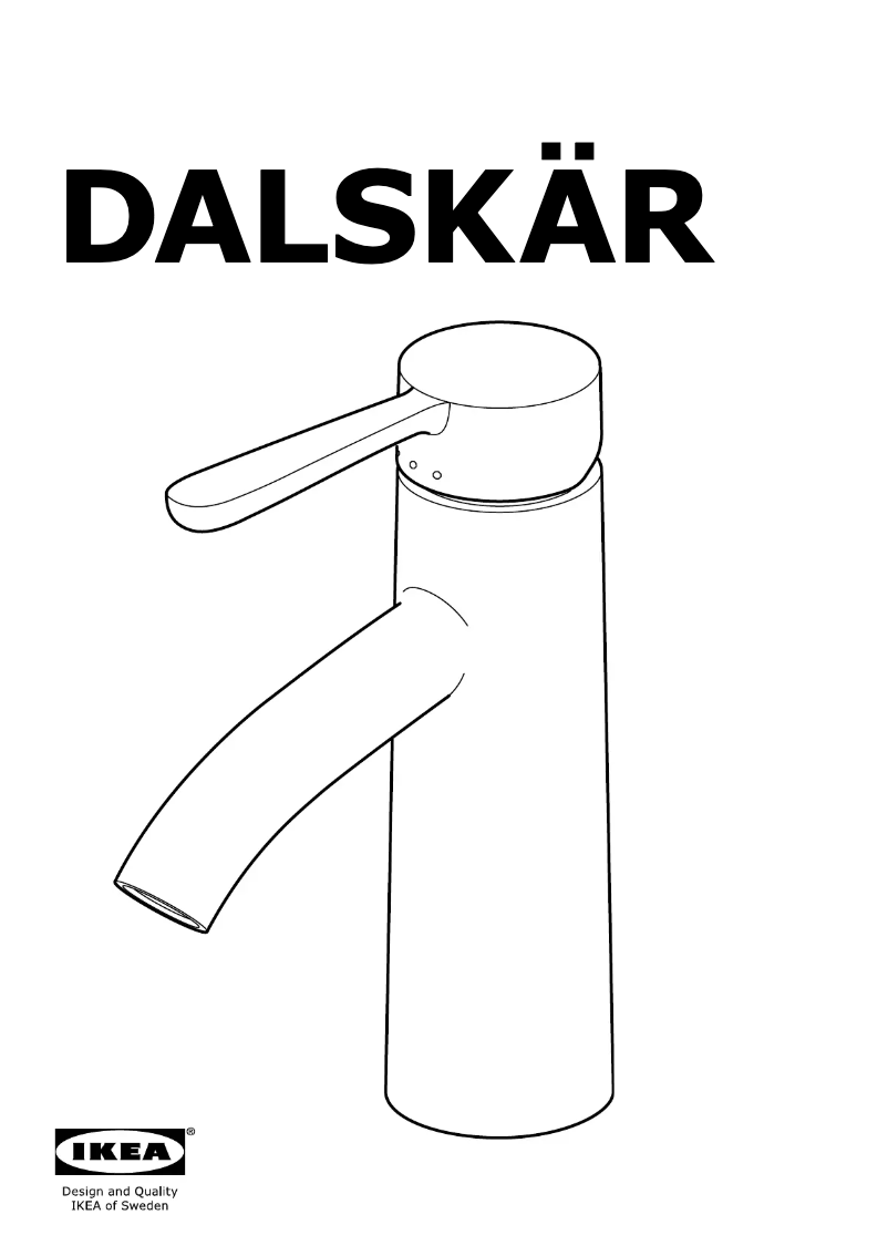 Page 1 de la notice Manuel utilisateur Ikea DALSKAR