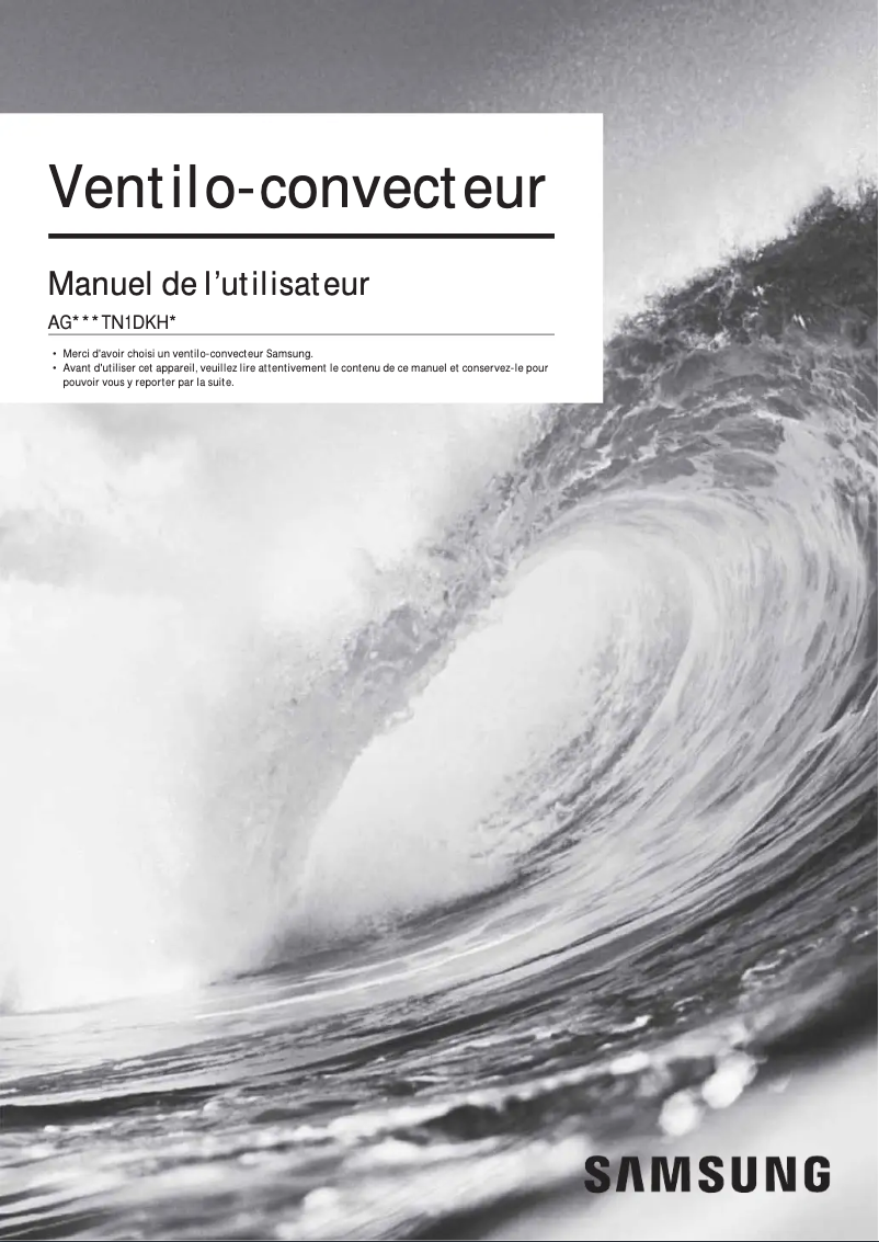 Página 1 del manual Manual de usuario Samsung AG032TN1DKH