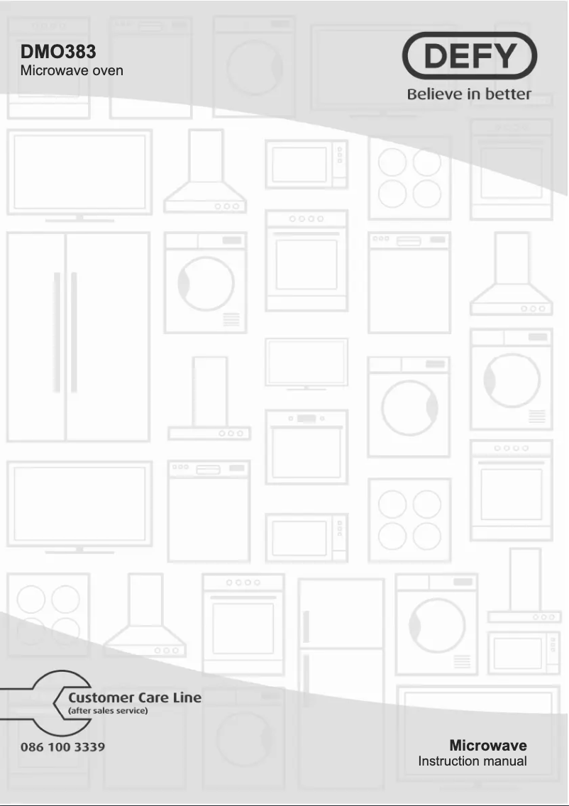 Page 1 de la notice Manuel utilisateur Defy DMO20S