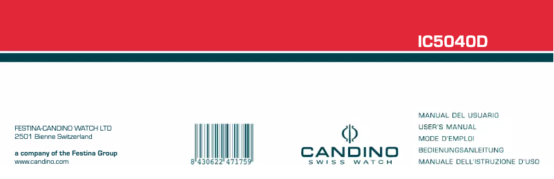 Page 1 de la notice Manuel utilisateur Candino C4446