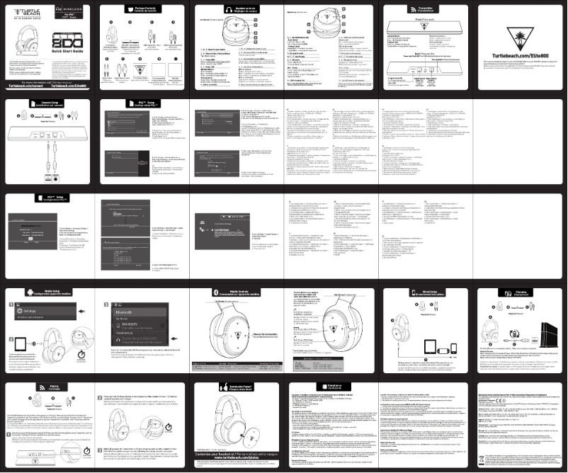 Page 1 de la notice Manuel utilisateur Roccat Elite 800