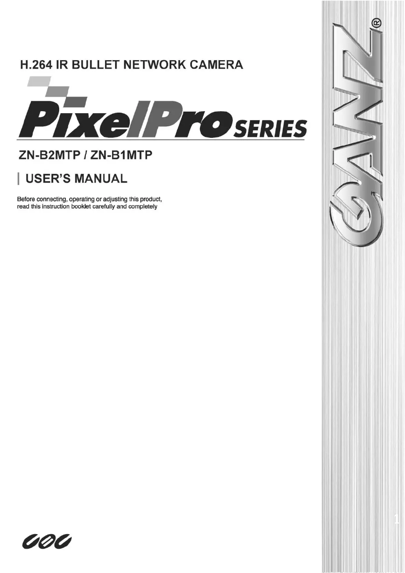 Page 1 of the manual User Manual Ganz PixelPro ZN-B2MTP