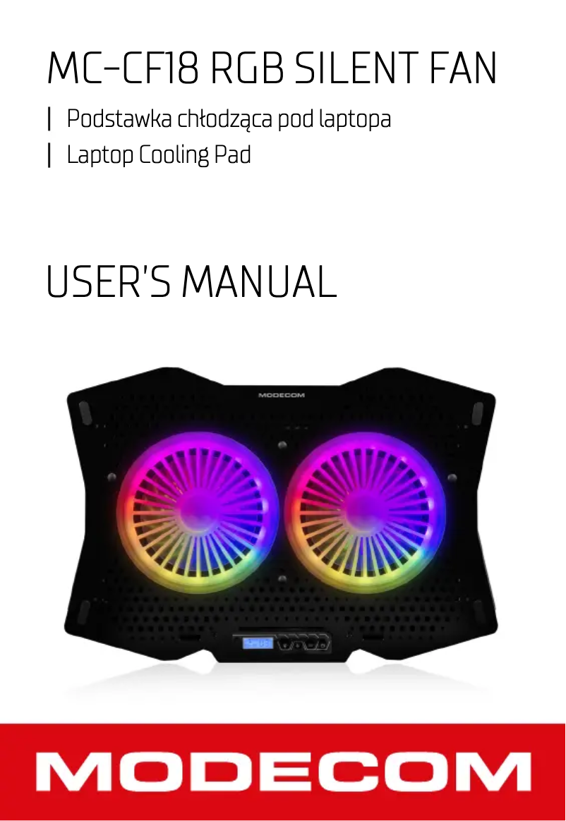 Página 1 del manual Manual de usuario ModeCom MC-CF18 RGB