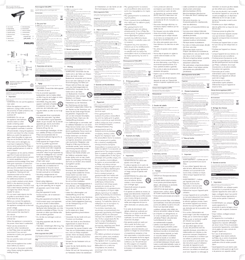 Página 1 del manual Manual de usuario Philips ProVolume HP8251