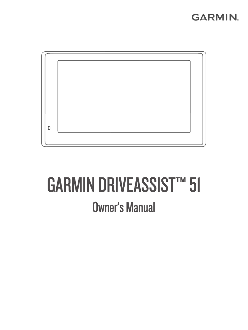 Página 1 del manual Manual de usuario Garmin DriveAssist 51 LMT-S