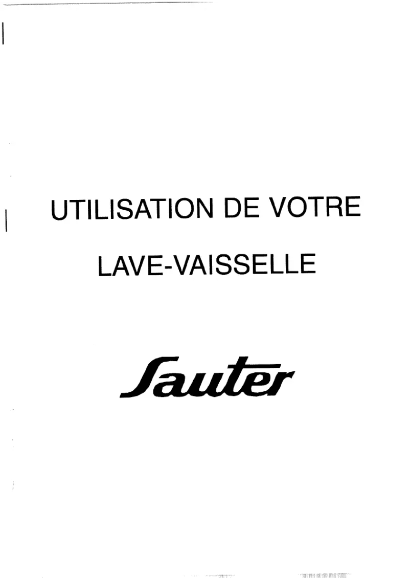 Page 1 de la notice Manuel utilisateur Sauter VIP1F