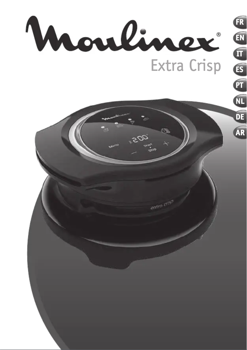 Page 1 of the manual Instructions / Assembly Moulinex Extra Crisp EZ150800