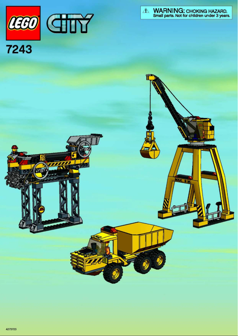 Page 1 de la notice Manuel utilisateur Lego City 7243