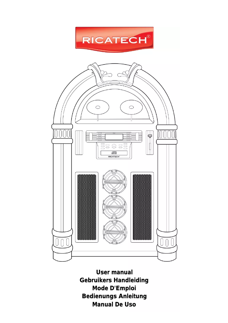 Página 1 del manual Manual de usuario Ricatech RR1600 XXL