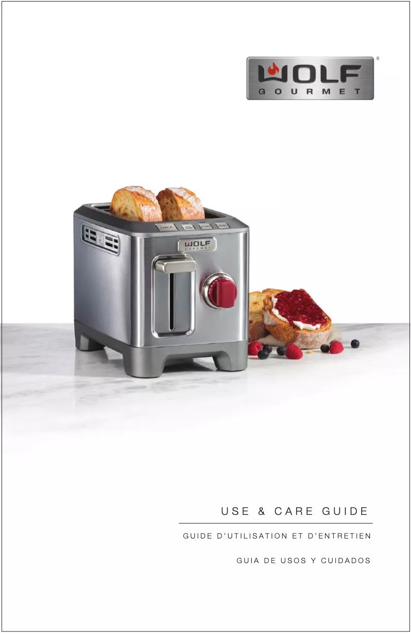 Page 1 de la notice Manuel utilisateur Wolf WGTR122S