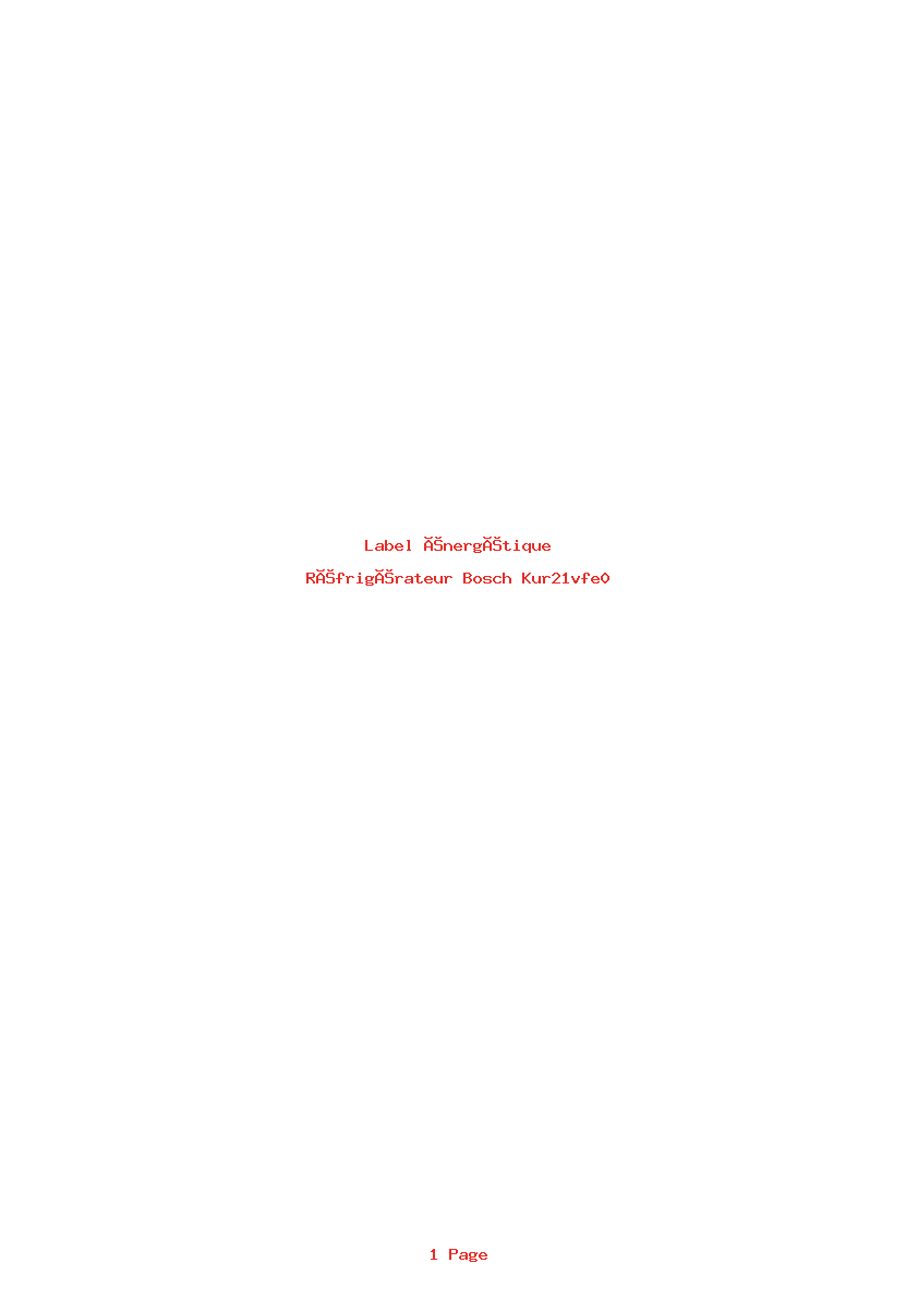 Image de la première page du manuel de l'appareil Kur21vfe0