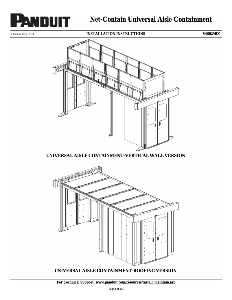 Page 1 de la notice Manuel utilisateur Panduit Net-Contain