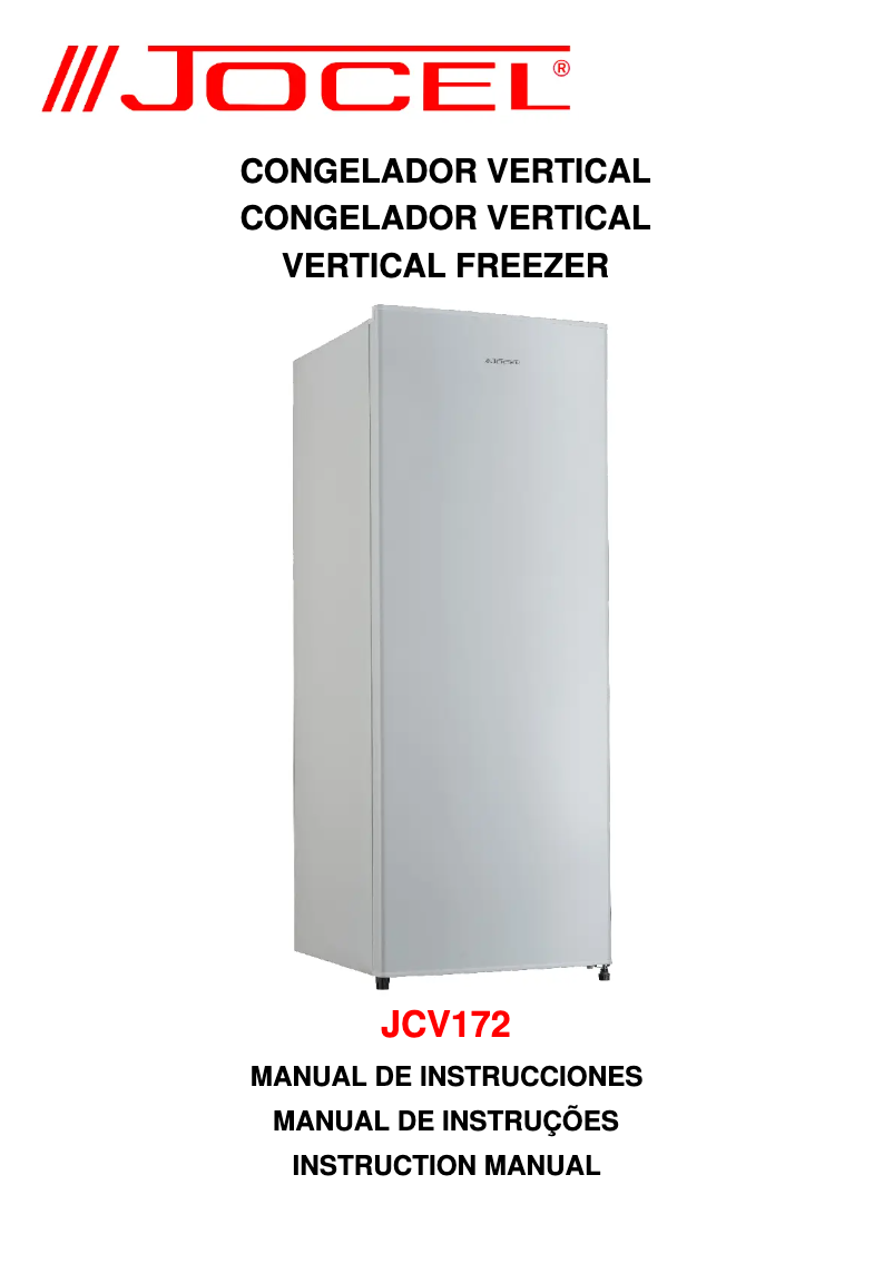 Page 1 de la notice Manuel utilisateur Jocel JCV172