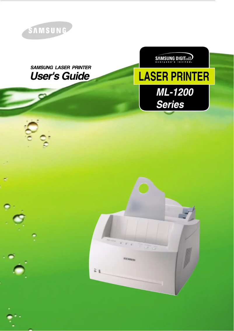 Página 1 del manual Manual de usuario Samsung ML-1210H
