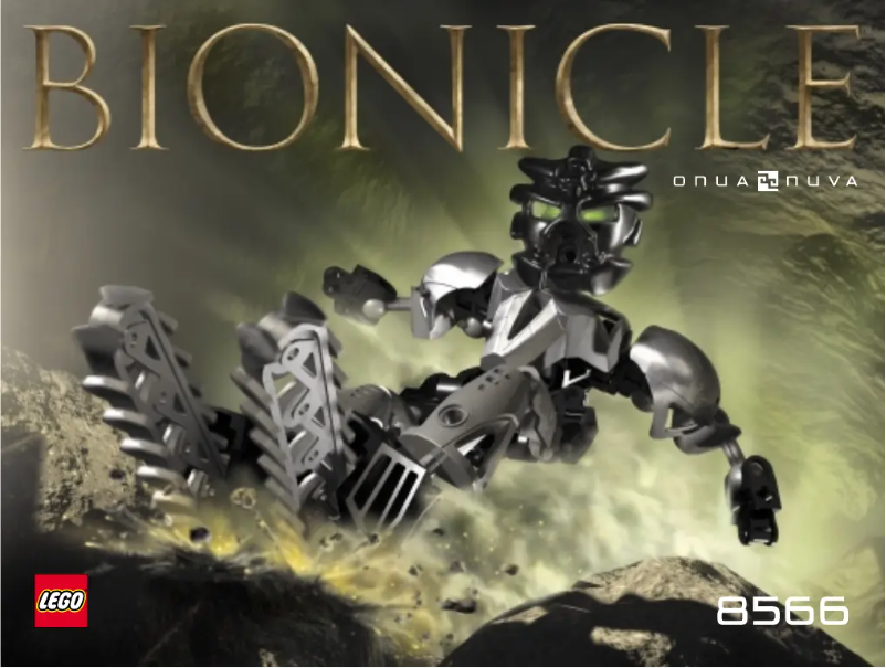 Page 1 de la notice Manuel utilisateur Lego Bionicle 8566
