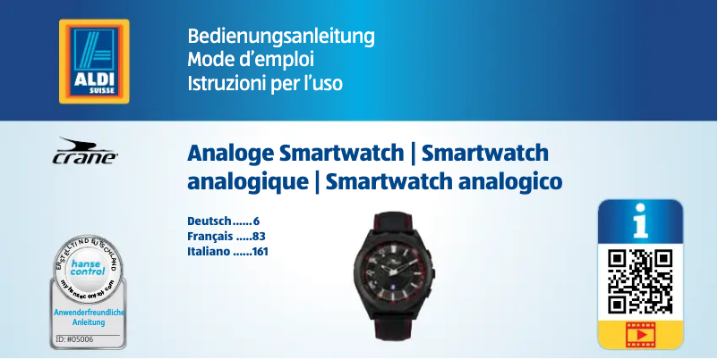 Page 1 de la notice Manuel utilisateur Crane CDSM 6 92747