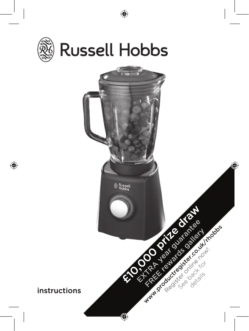 Page 1 de la notice Manuel utilisateur Russell Hobbs AURA 18995