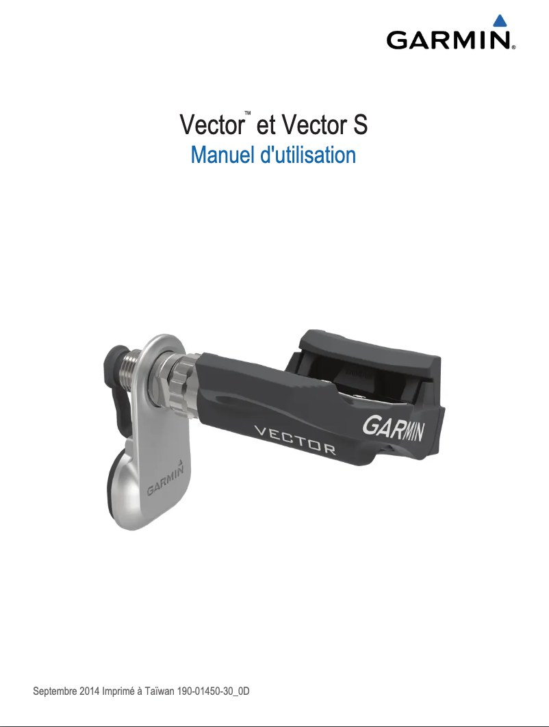 Página 1 del manual Manual de usuario Garmin Vector