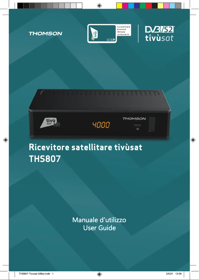 Page 1 de la notice Manuel utilisateur Thomson THS807