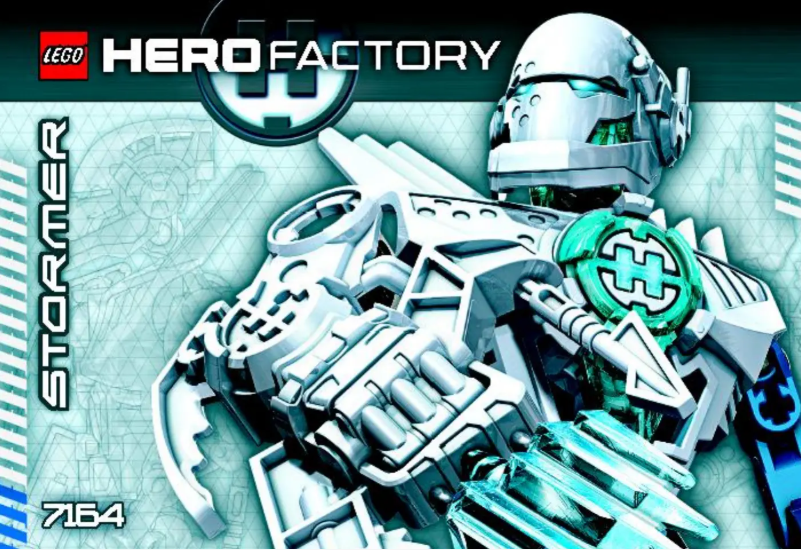 Page 1 de la notice Manuel utilisateur Lego Hero Factory 7164