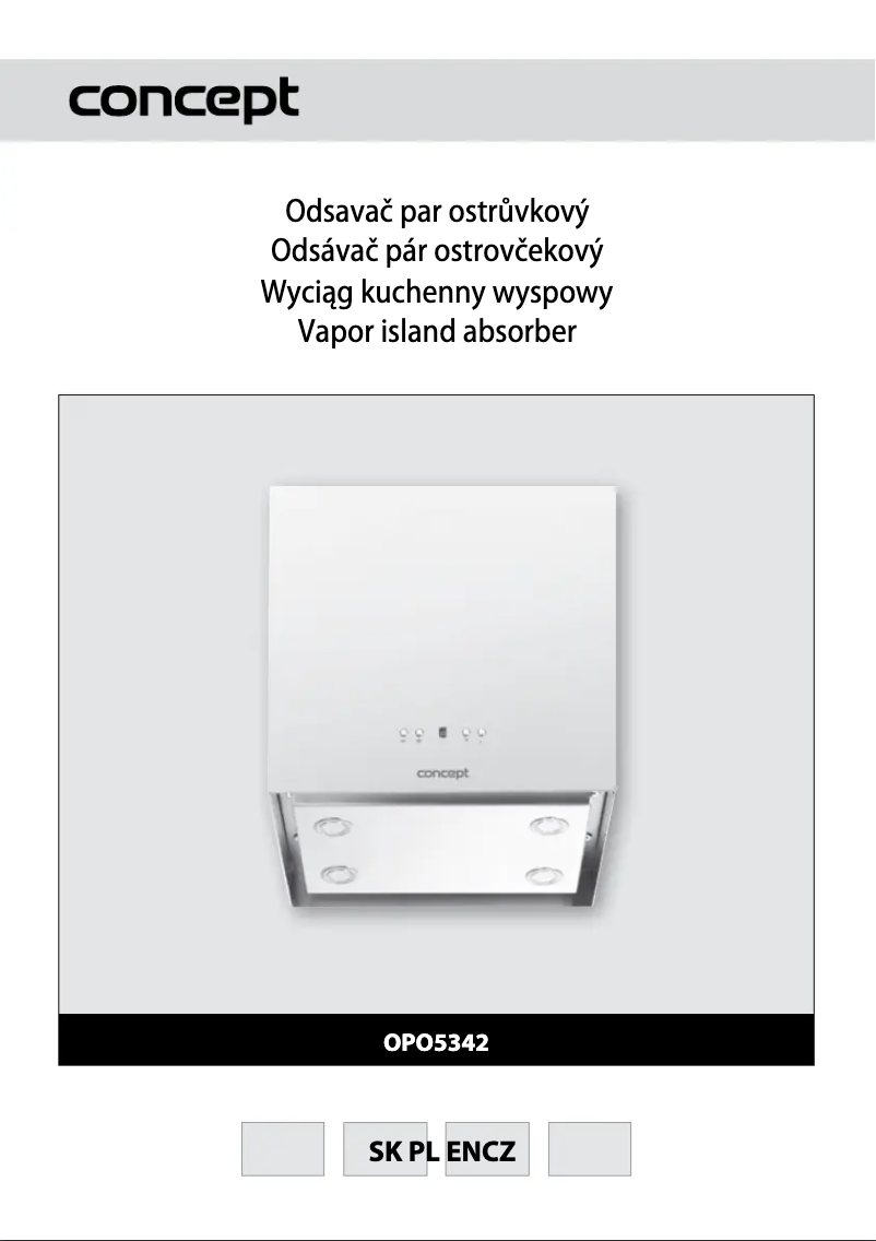 Page 1 de la notice Manuel utilisateur Concept OPO-5342