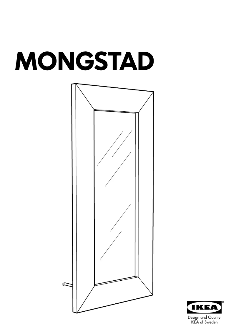 Page 1 de la notice Manuel utilisateur Ikea MONGSTAD