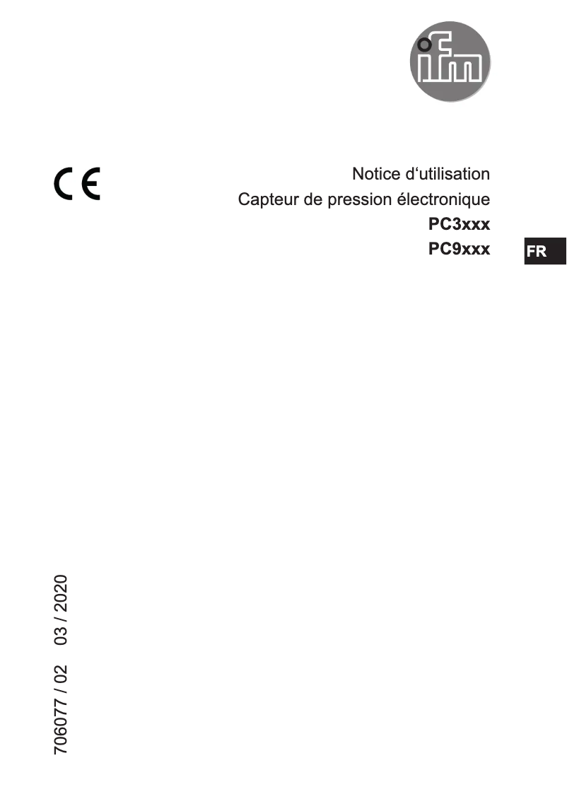 Página 1 del manual Manual de usuario IFM PC9013