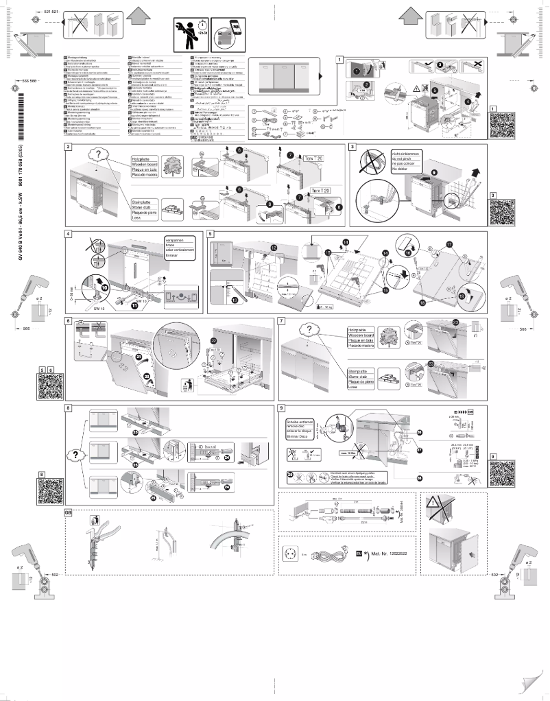 Page 1 de la notice Manuel utilisateur Bosch SBV4HTX00E