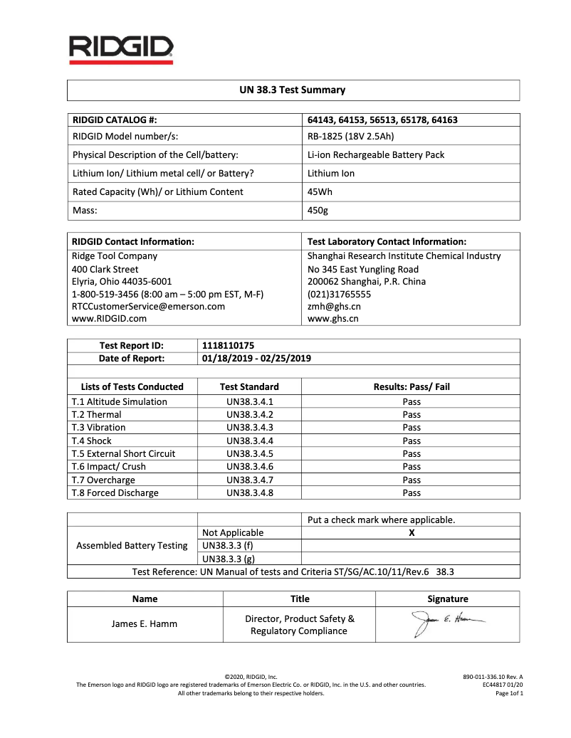 Page 1 de la notice Instructions de sécurité Ridgid SeeSnake Compact C40 =