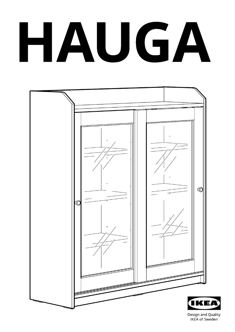 Page 1 de la notice Manuel utilisateur Ikea HAUGA 304.150.79